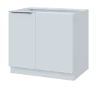 SISR - 9 spodní skříňka, rohová, 1-dveřová, levá, 870x900x600, bílá